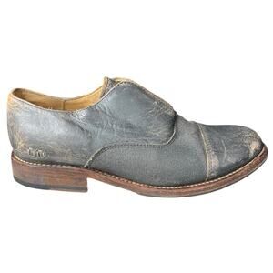 Bed Stu Women’s Eden Grey Distressed Slip On Loafer Size US 9